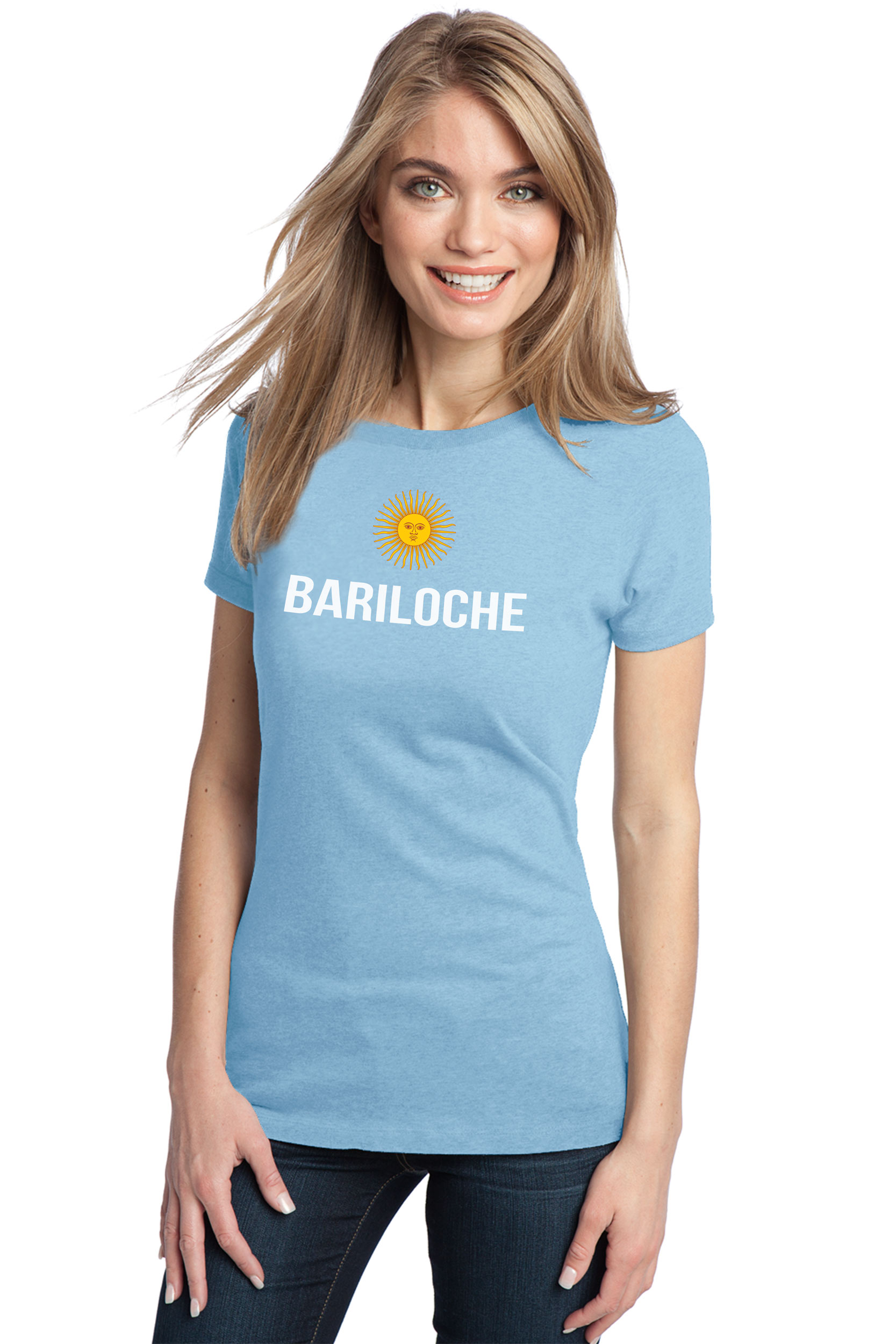 bariloche argentina ladies vintage look t shirt bariloche argentina ladies vintage look t shirt